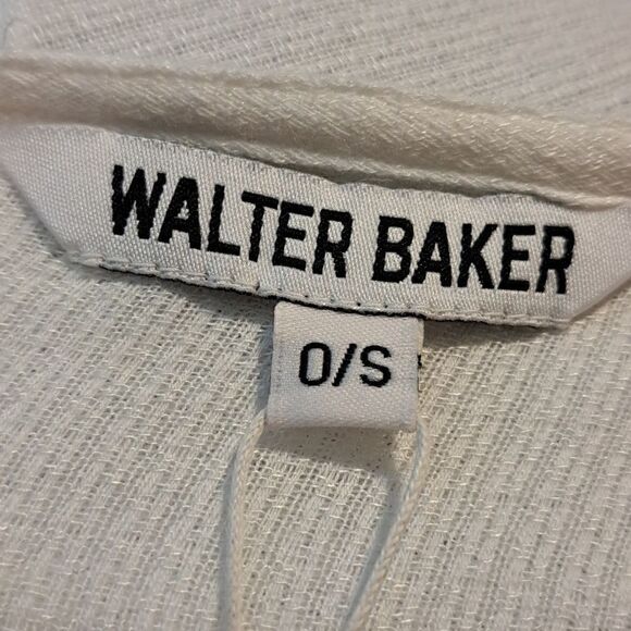 Walter Baker Women’s NWT Swimsuit Cover Up Ivory O/S Acapulco Kaftan Kimono Top - Picture 11 of 16